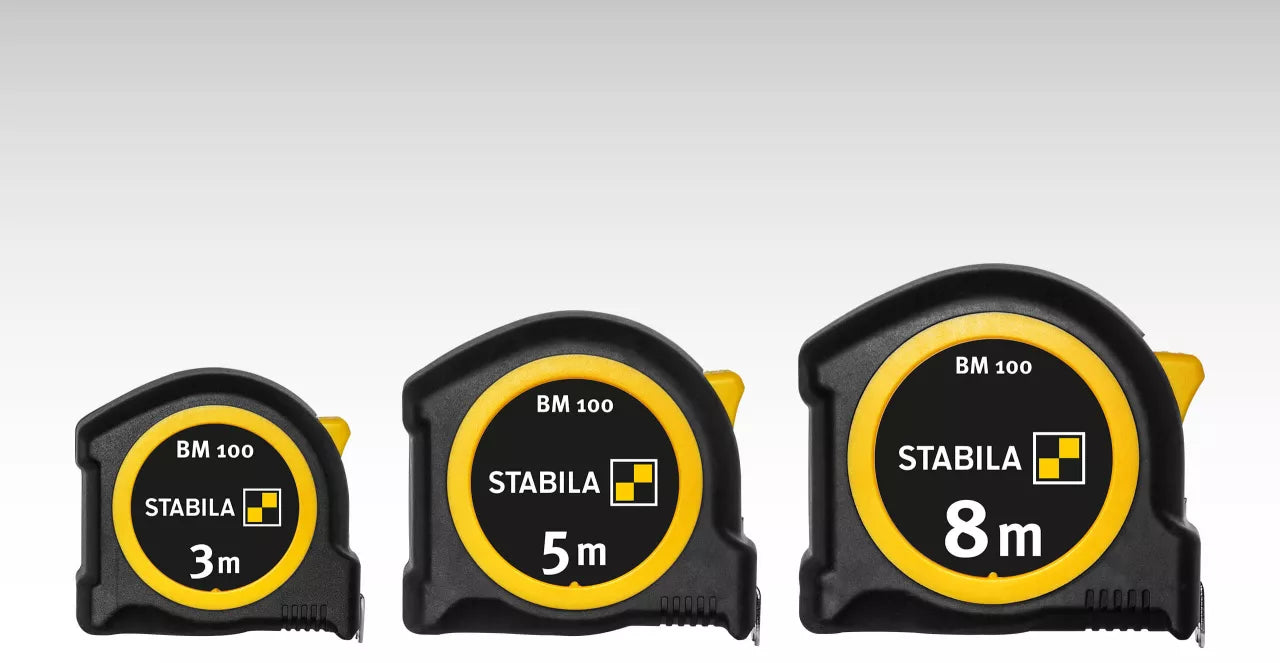 Stabila BM100 Pocket Tape Measure ( Select Size ) 4 - Power Tool Services