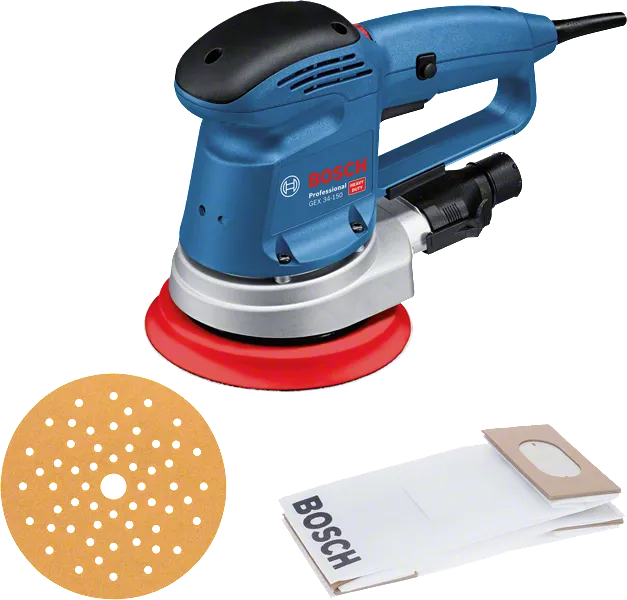 Bosch Professional Random Orbital Sander GEX 34-150 0601372800 - 2