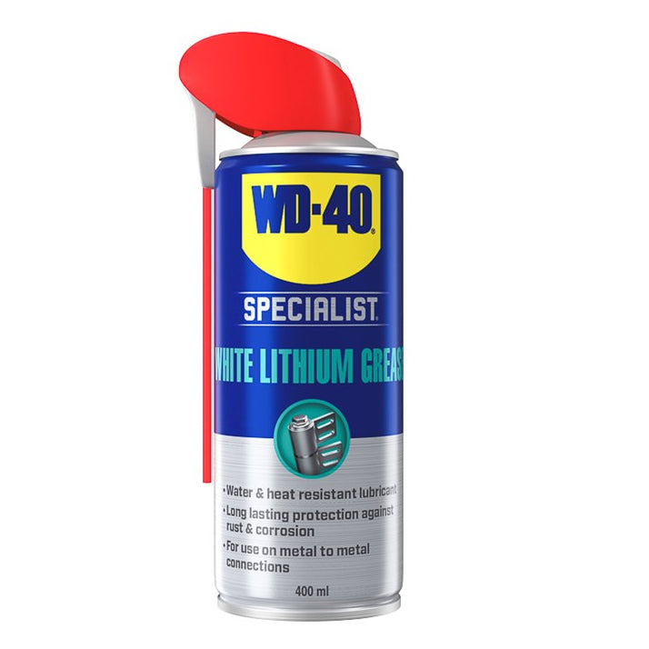 WD 40 High Performance Specialist White Lithium Grease 400ml 1 - Power Tool Services