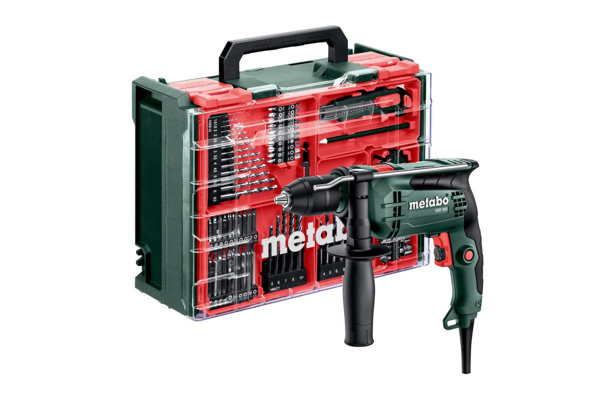 Metabo | Impact Drill SBE 650 Set | 600742710 1 - Power Tool Services