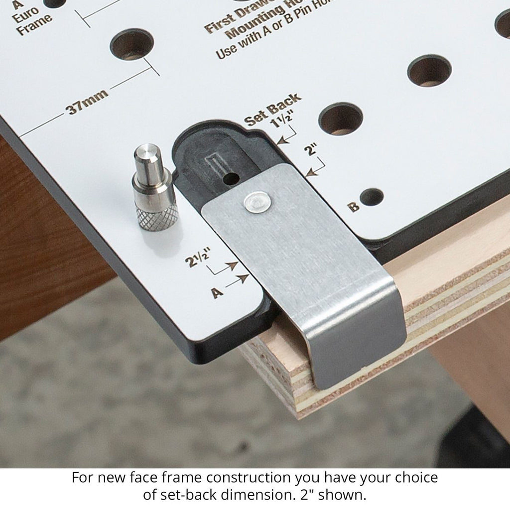 Drawer Power Pin Woodpeckers Shelf Pin And Drawer Slide Template SPT2
