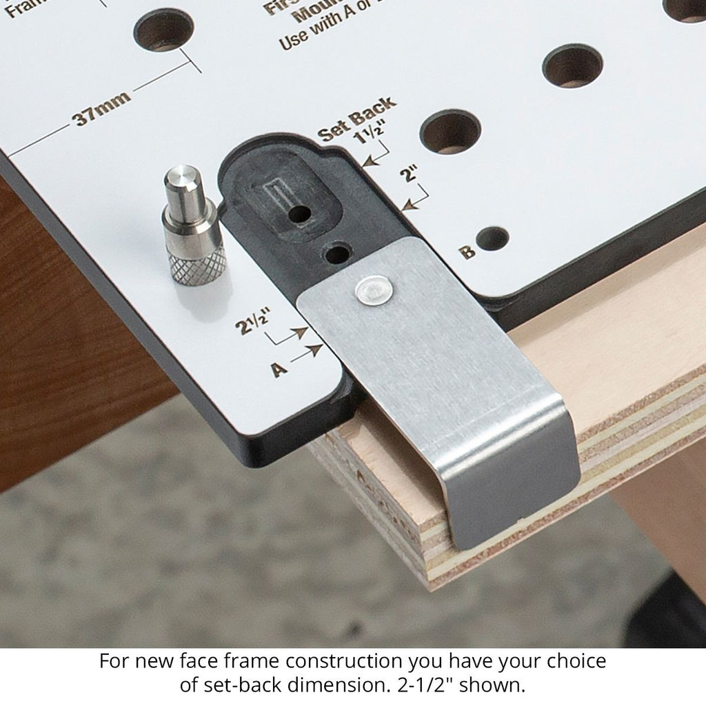 Drawer Power Pin Woodpeckers Shelf Pin And Drawer Slide Template SPT2
