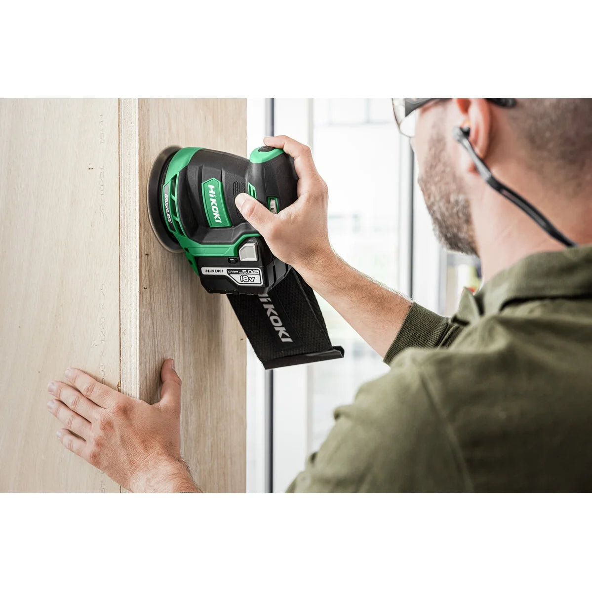 Hikoki 18v Cordless Random Orbital Sander SV1813DA Basic 7 - Power Tool Services