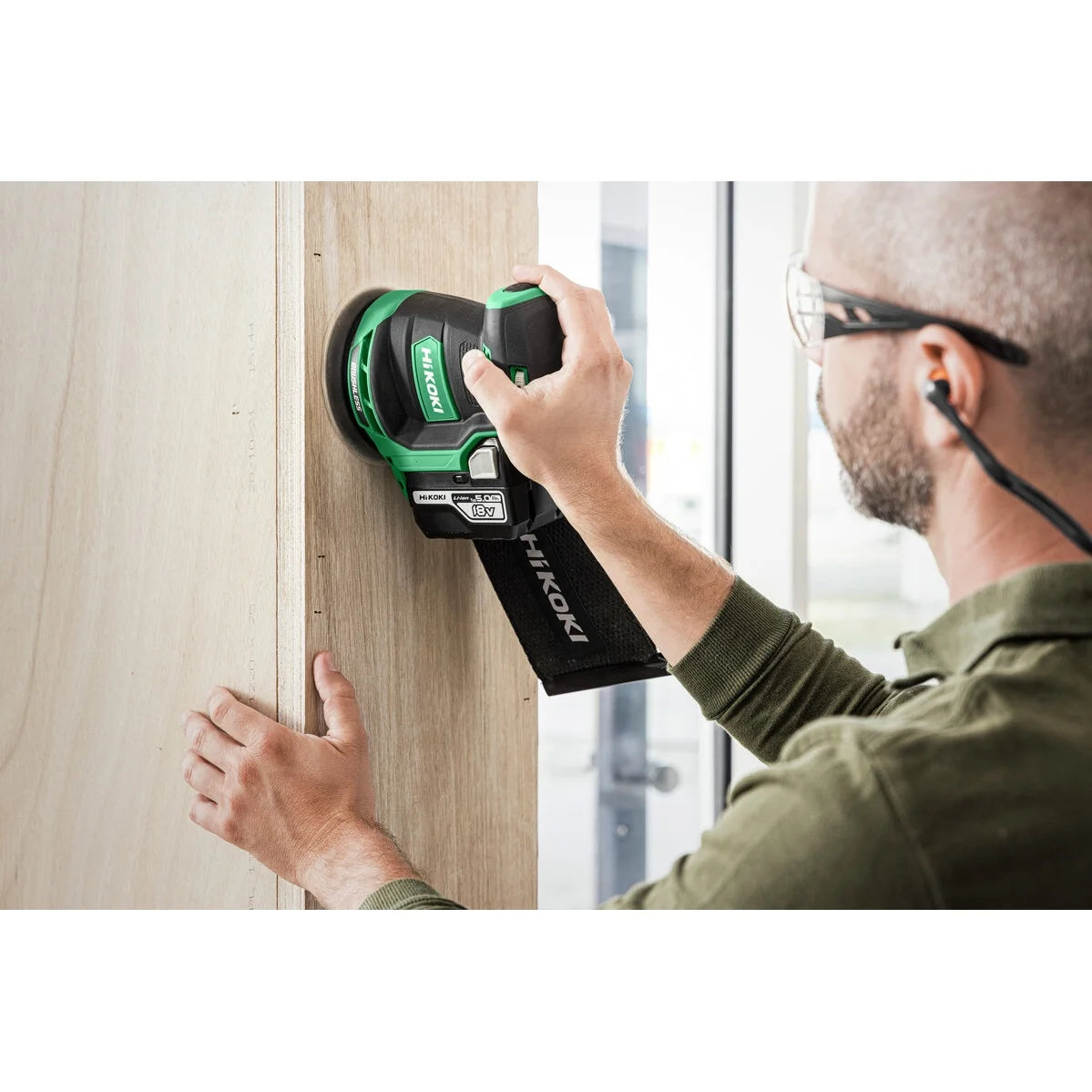 Hikoki 18v Cordless Random Orbital Sander SV1813DA Basic 5 - Power Tool Services