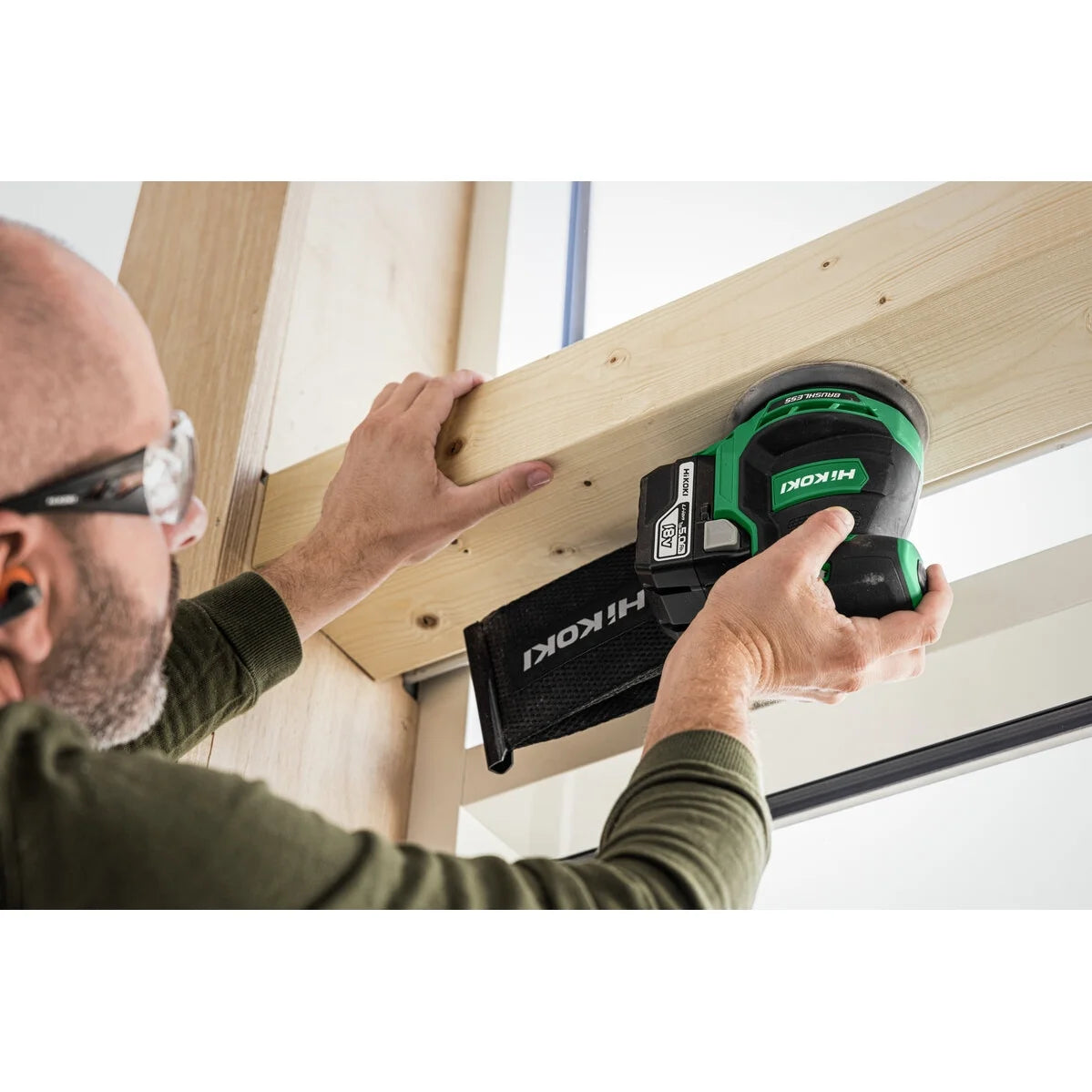 Hikoki 18v Cordless Random Orbital Sander SV1813DA Basic 4 - Power Tool Services