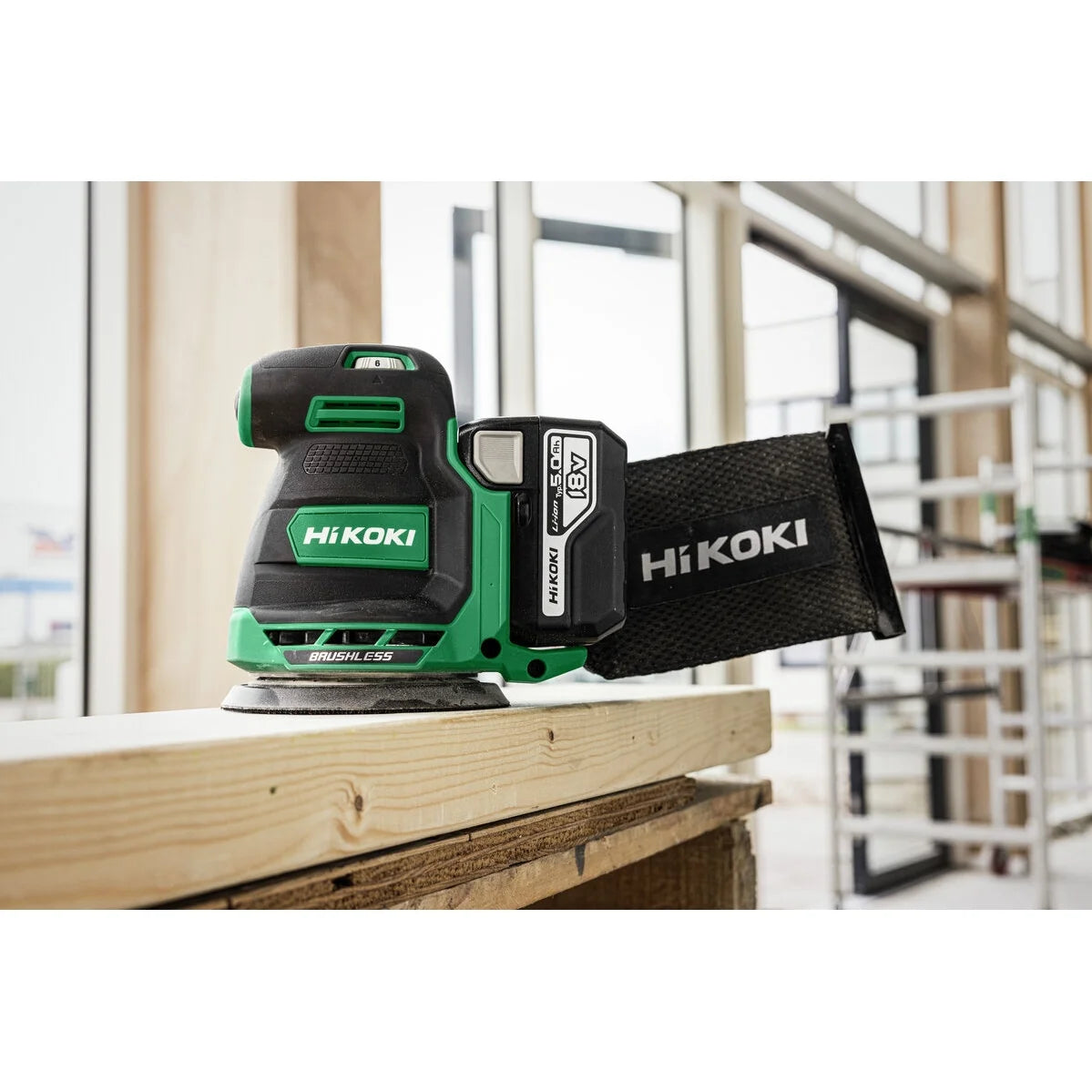Hikoki 18v Cordless Random Orbital Sander SV1813DA Basic 3 - Power Tool Services