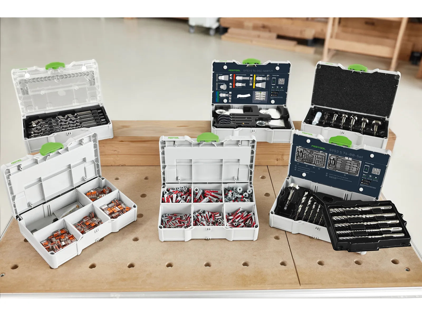 Festool Forstner drill bit set SYS3 S 76-FB CE-SORT/5 578110 5 - Power Tool Services
