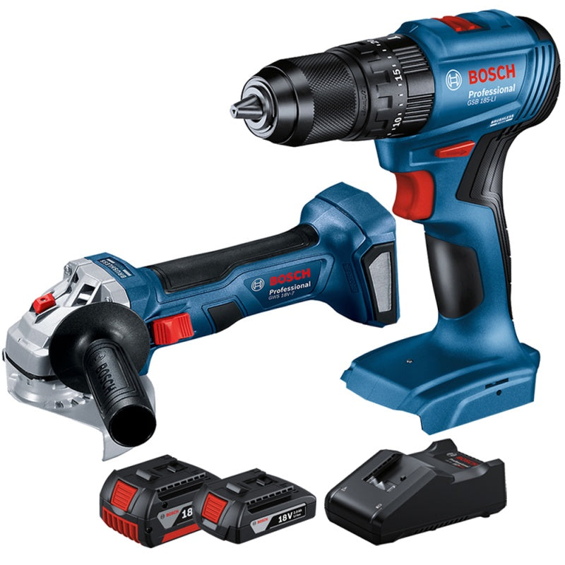 Bosch Professional GWS 180 + GSB 183 Combo 06019H9027