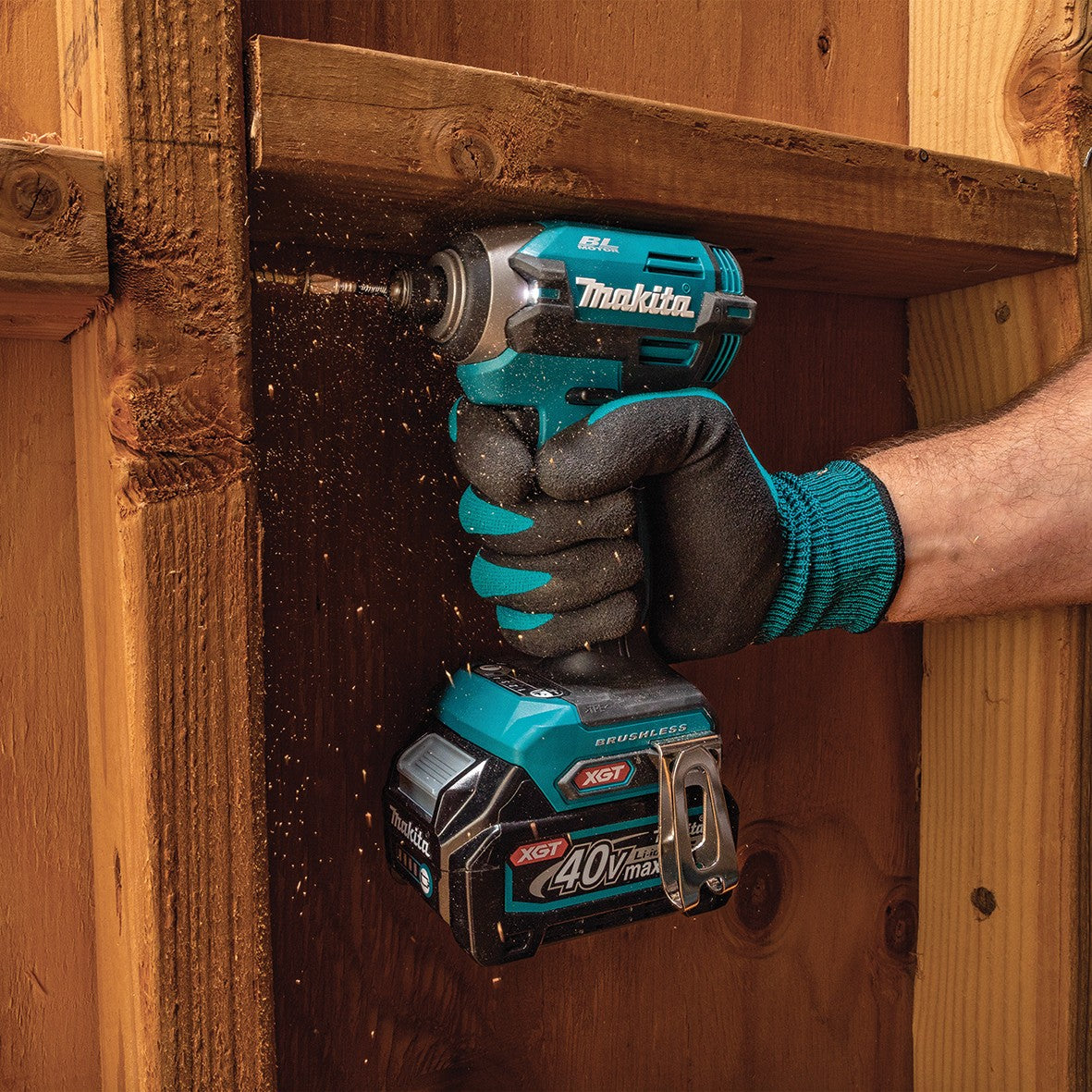 Makita 40V XGT Cordless Brushless Impact Driver TD003GZ 8 - Power Tool Services