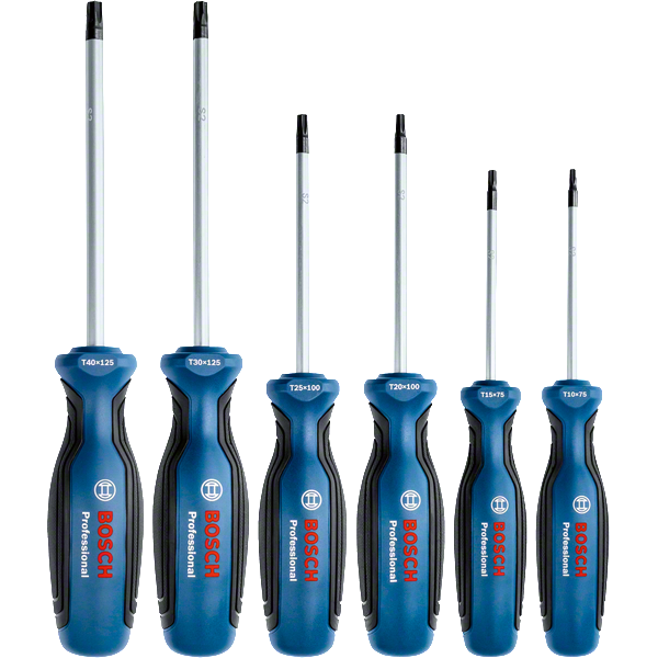 Bosch Professional Screwdriver Set 6pc TX 1600A01V09 2 - Power Tool Services