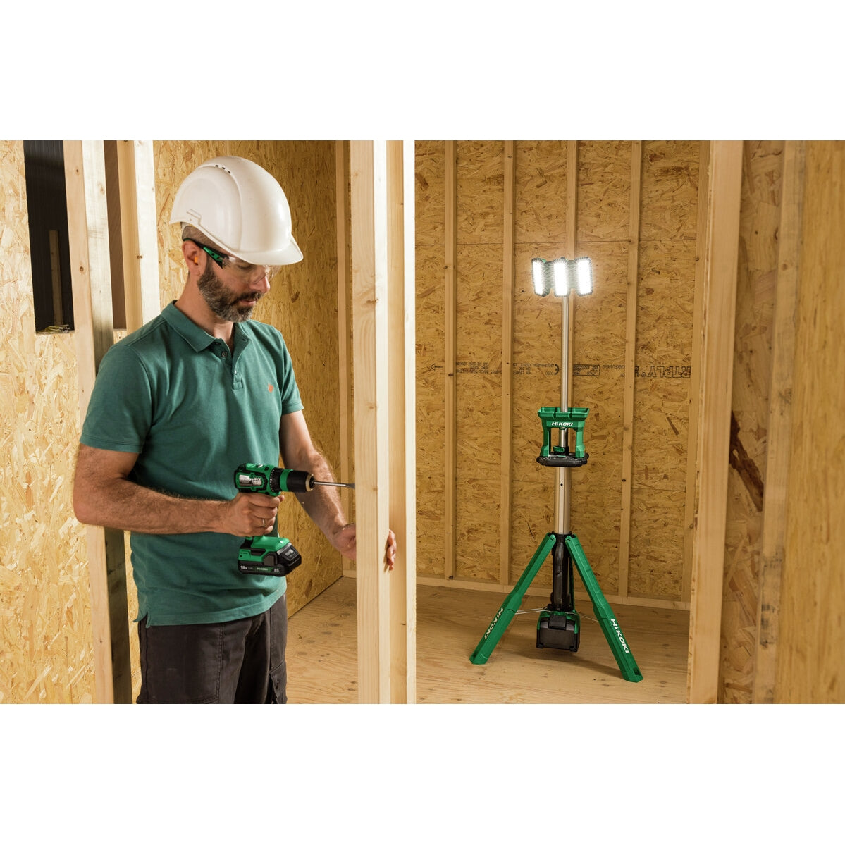 Hikoki 18v Cordless Construction Light UB18DG Basic 6 - Power Tool Services