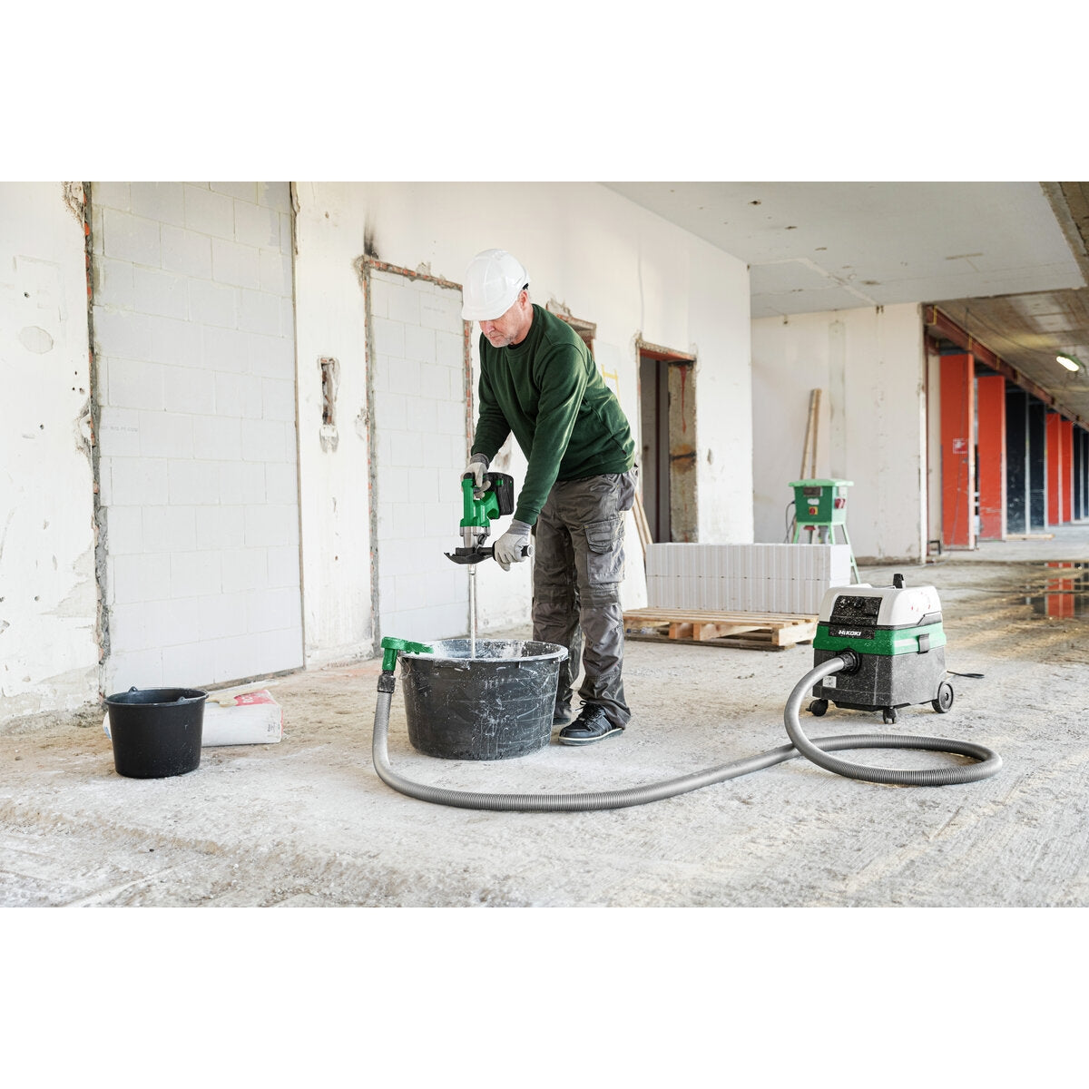 Hikoki 36v Cordless Mixer UM36DA Basic 8 - Power Tool Services