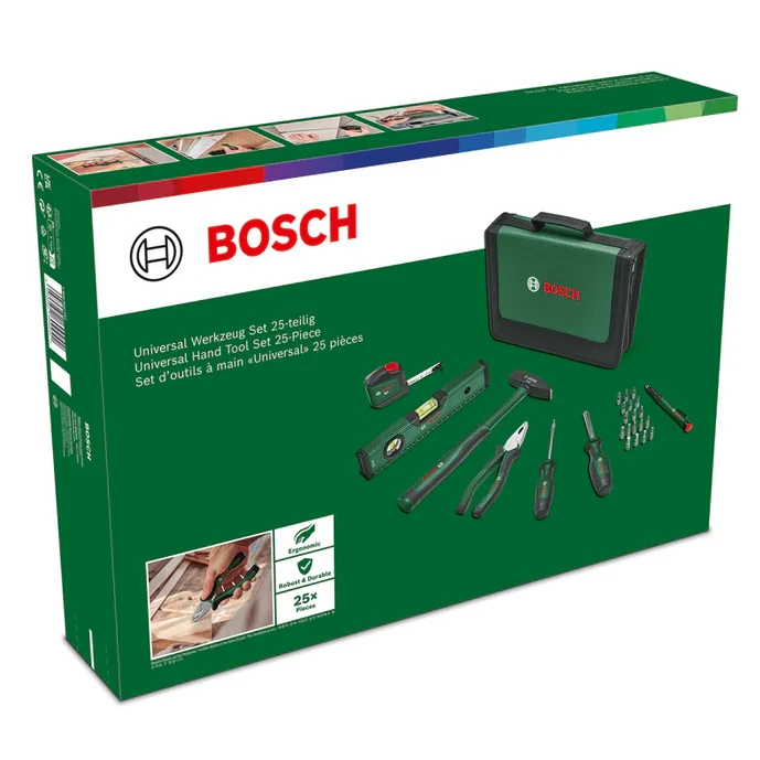 Bosch DIY Universal Hand Tool Set 25-Piece 1600A0275J