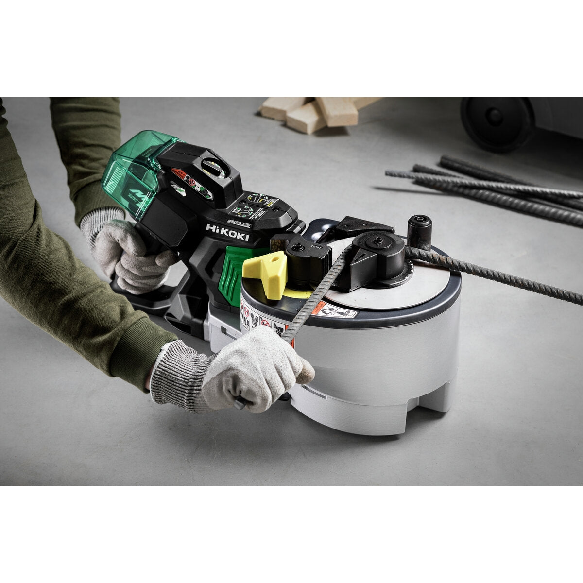 Hikoki 36v Cordless Rebar Cutter / Bender VB3616DA Basic 11 - Power Tool Services