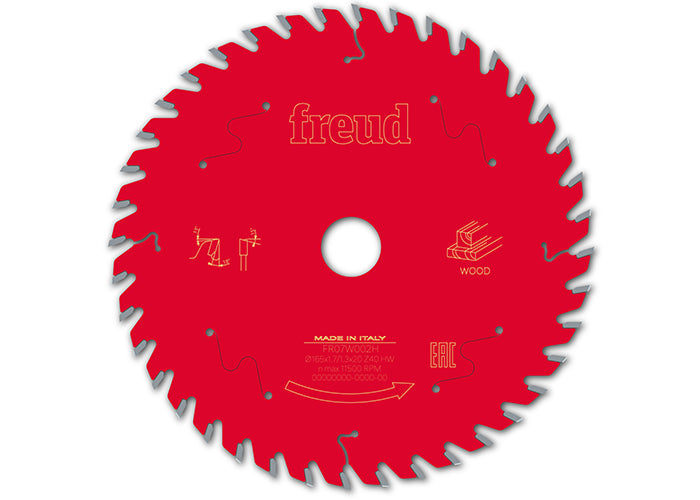 Freud Circular saw blade HM 165 x 1.7/1.3 x 20 mm, Z=40 FR07W002H
