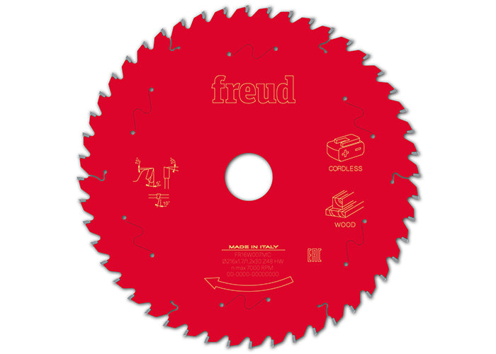 Freud Circular saw blade HM 216 x 1.7/1.2 x 30 mm, Z=48 FR16W007MC