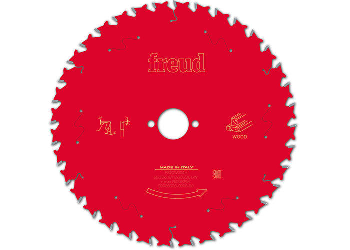 Freud Circular saw blade HM 235 x 2.8/1.8 x 30 mm, Z=36 FR20W004H