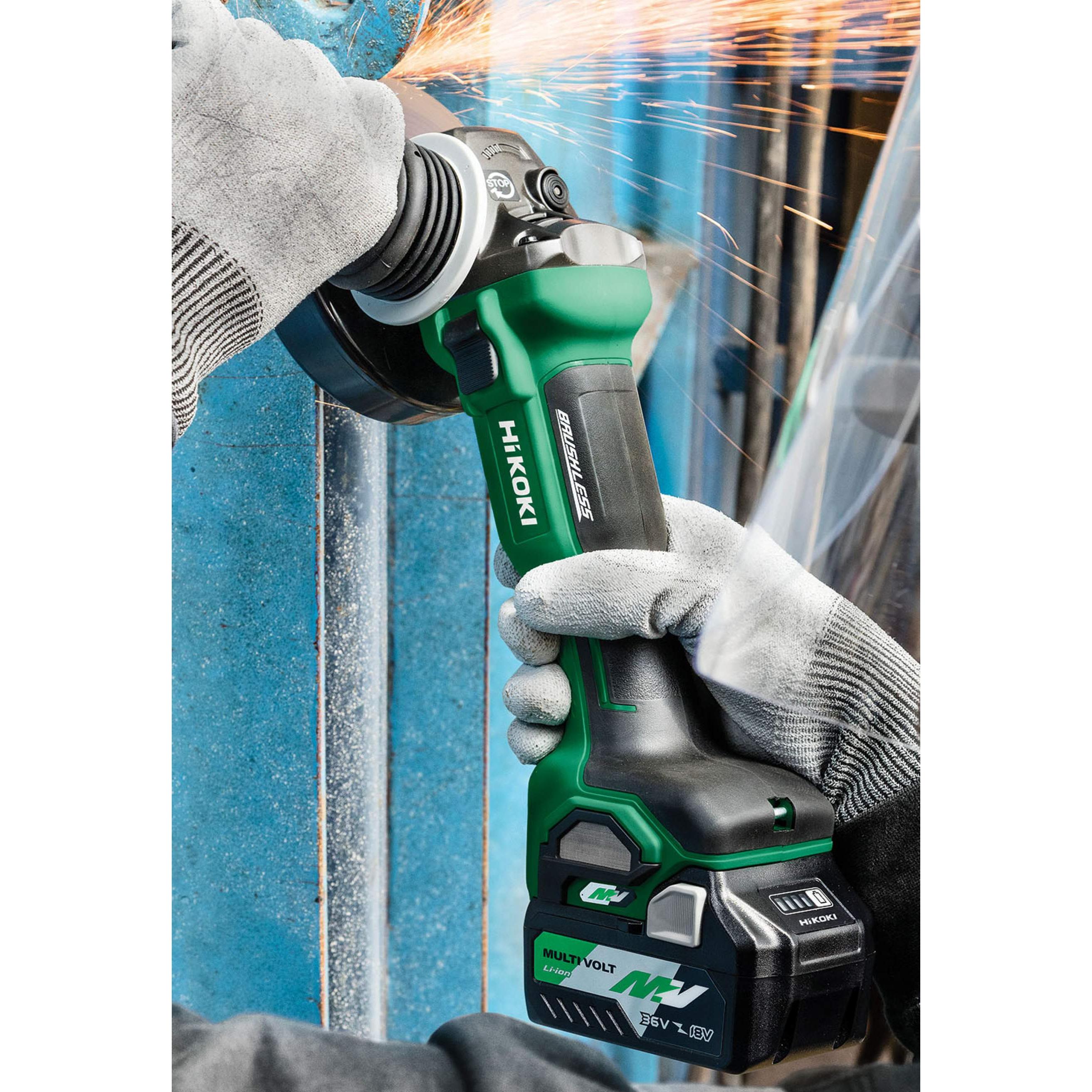 Hikoki Angle Grinder 36V 125Mm paddle solo HTC-G3613DB-W2 Power Tool Services