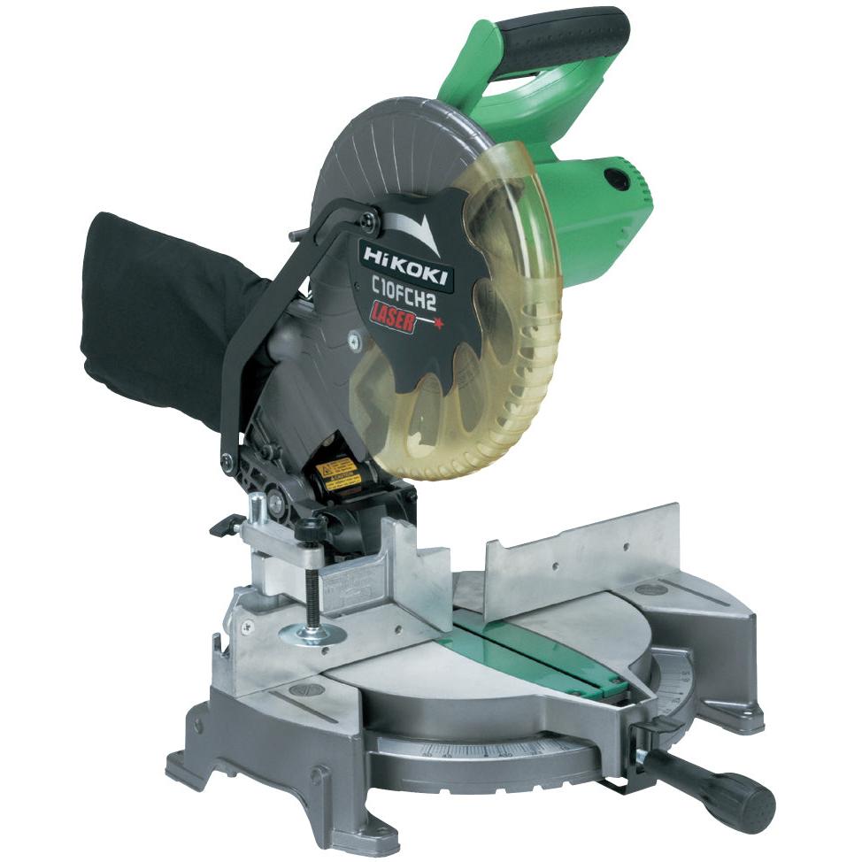 Hikoki Mitre Saw 255Mm 1520W Laser Guide HTC-C10FCH2 Power Tool Services