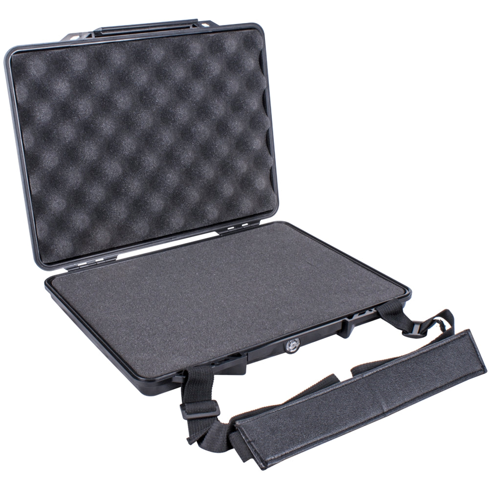 Tork Craft Hard Case 345x275x60mm Od With Foam Blk Water & Dust Proof For Laptop PLC1540