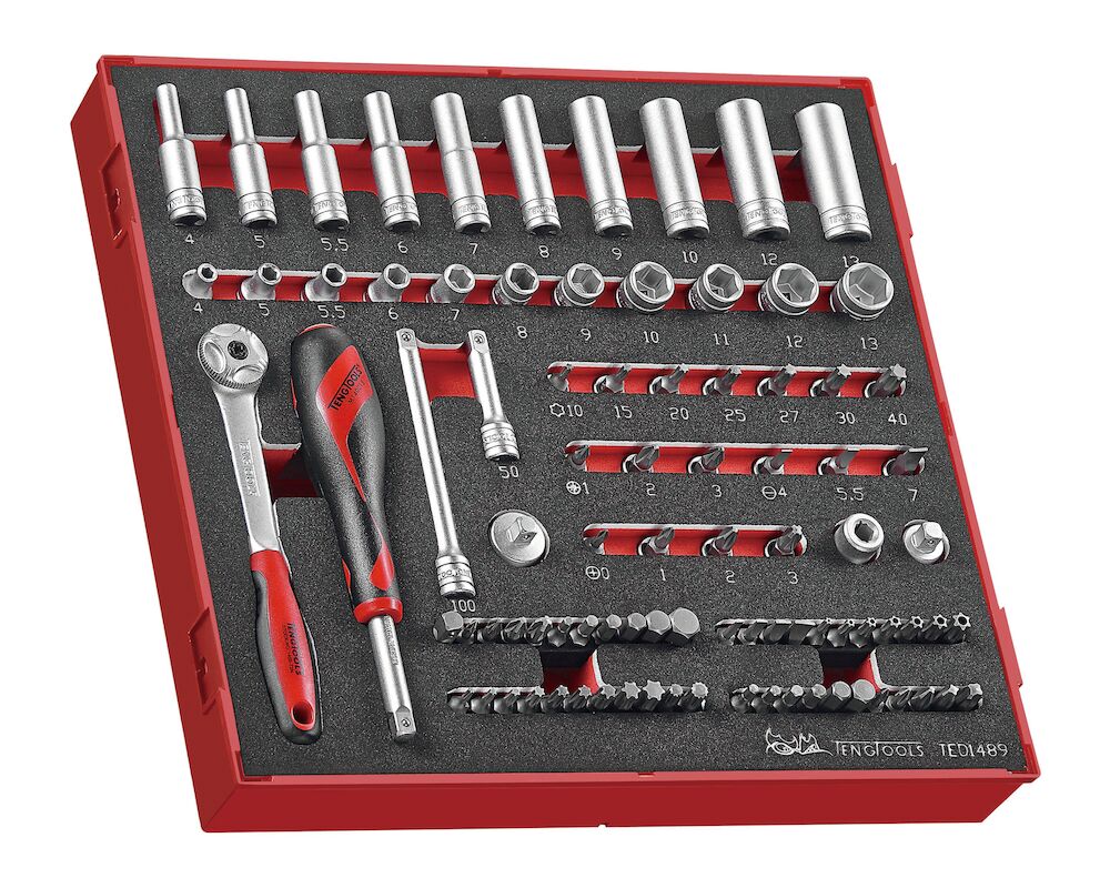 Teng Tools 89PC 1/4inch Drive Socket Set in EVA Power Tool Services