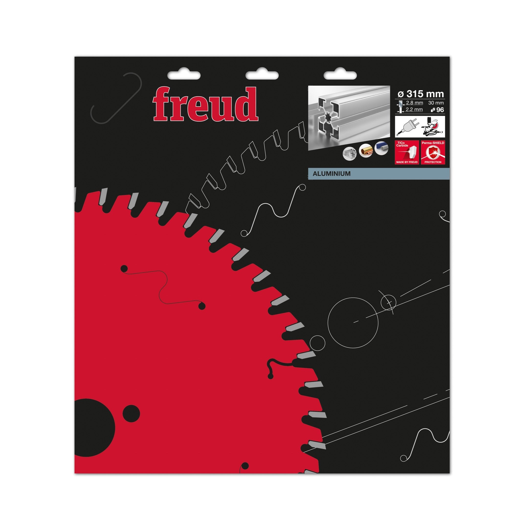 Freud Circular saw blade HM 315 x 2.8/2.2 x 30 mm, Z=96 FR30A001M